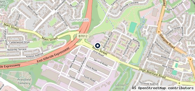 Map showing the location of Drive Motors