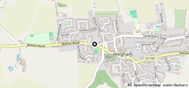 Map showing the location of Fairland Garage