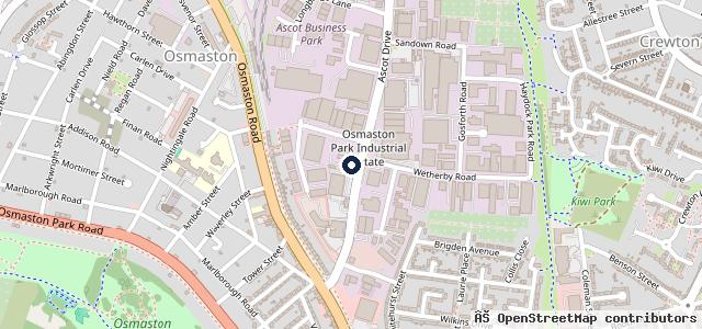 Map showing the location of German Automotive limited