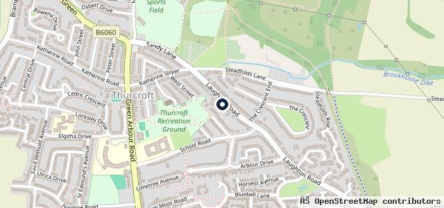 Map showing the location of JL Perrie & Son
