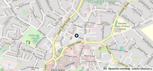 Map showing the location of DSA Service Centre