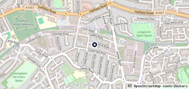 Map showing the location of Guildford Road Motors