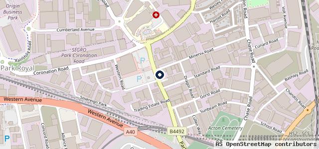 Map showing the location of H And H Merchant Ltd