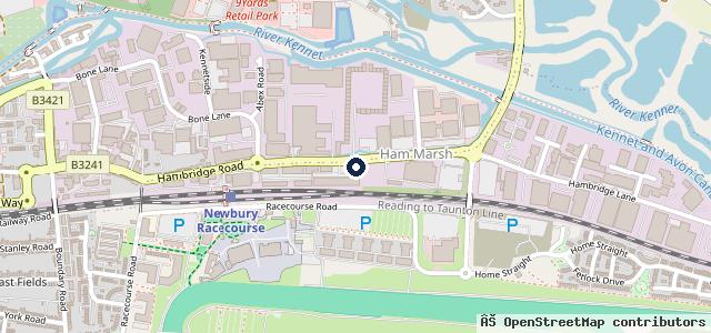 Map showing the location of Halfords Autocentre