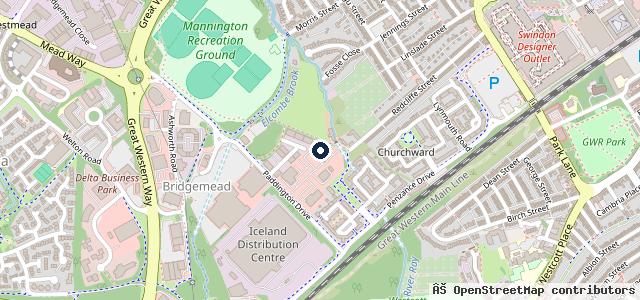 Map showing the location of Dick Lovett BMW Swindon
