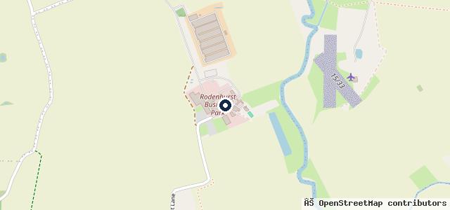Map showing the location of Rodenhurst Business Park