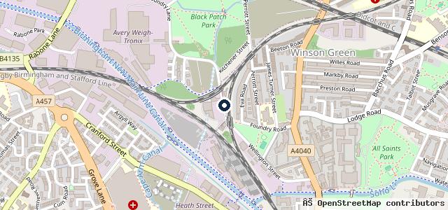 Map showing the location of Hi-Tune Motor Engineers Mark Yates