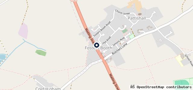 Map showing the location of John's Motors Limited, Classic Car Garage & Sales