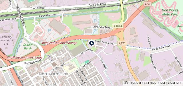 Map showing the location of Lawson Cars