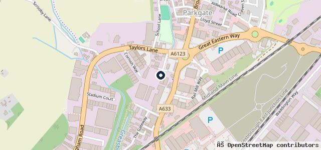 Map showing the location of Logix Auto Centre Parkgate