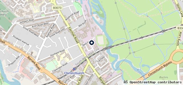 Map showing the location of Magna Mazda Christchurch