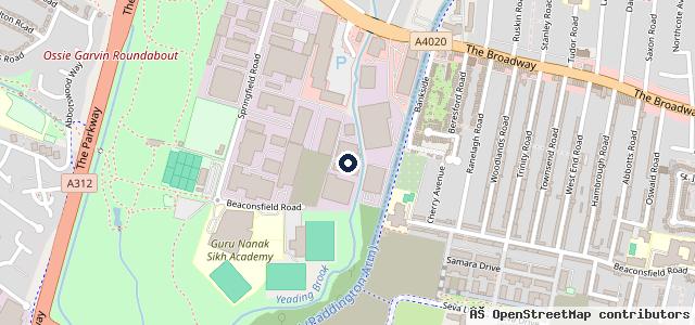 Map showing the location of Mak's MOT Centre