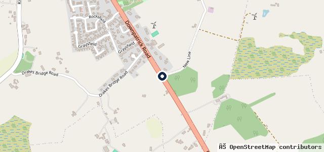 Map showing the location of Bells Crossgar Motors