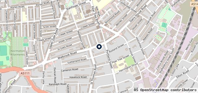 Map showing the location of Midland Test Centre