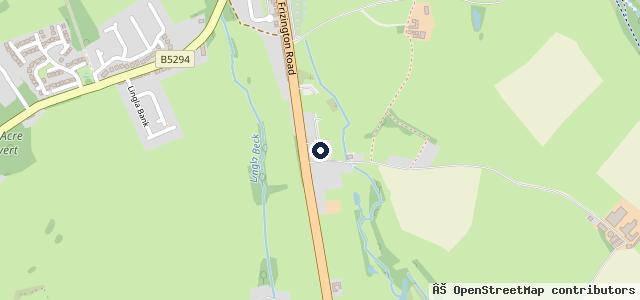 Map showing the location of Mill Garage Frizington