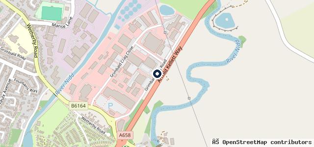Map showing the location of Stoneacre Harrogate - Volvo Cars