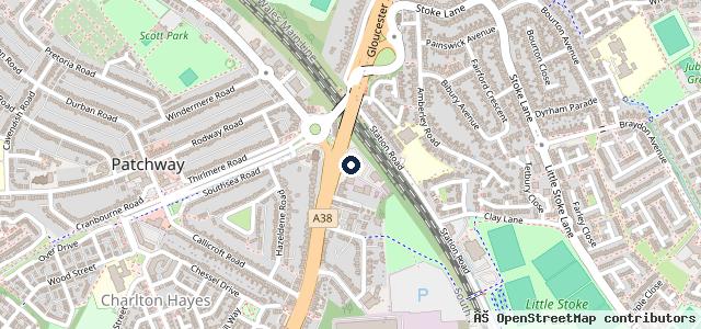 Map showing the location of Listers Toyota Bristol North