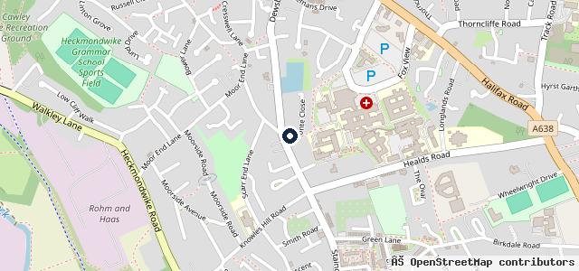 Map showing the location of Mototech uk ltd | MOT Testing in Dewsbury