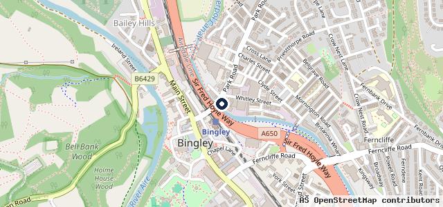 Map showing the location of P Foulds Auto Body Repairs