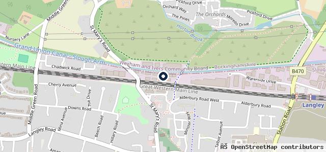 Map showing the location of P W Auto Centre