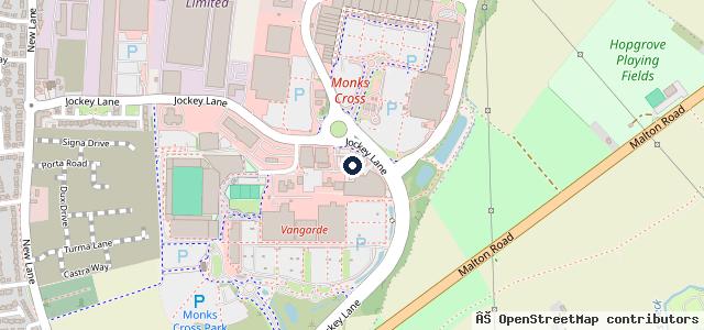 Map showing the location of Pigeon Cote Garage