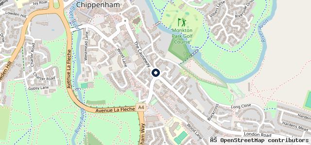 Map showing the location of Platinum Hyundai, Chippenham