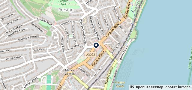 Map showing the location of T J 's M O T & Autocentre