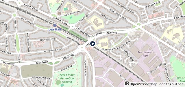 Map showing the location of Pro Fit Bays Garage