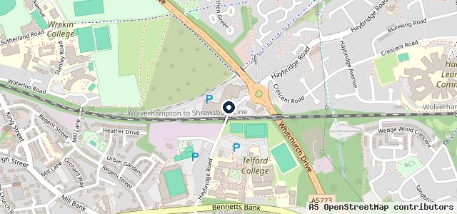Map showing the location of Ford Accident Repair Centre