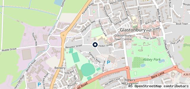 Map showing the location of Rapsons Garage