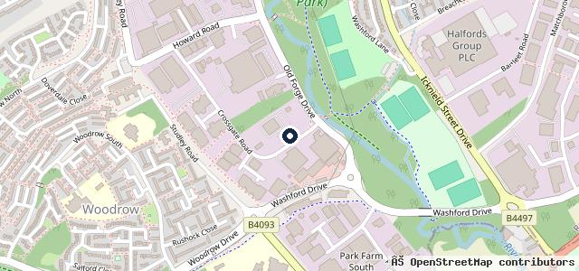 Map showing the location of Cllr David Taylor | Redditch