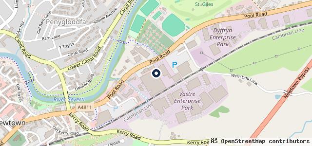 Map showing the location of Humphreys & Foulkes