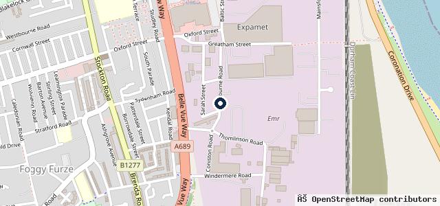 Map showing the location of RlS Autobody & Repair Centre