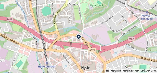 Map showing the location of Road & Racing Motorcycles