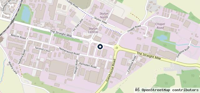 Map showing the location of Rotherwas Service Station Ltd