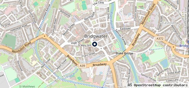 Map showing the location of Pat Watts Motorcycles
