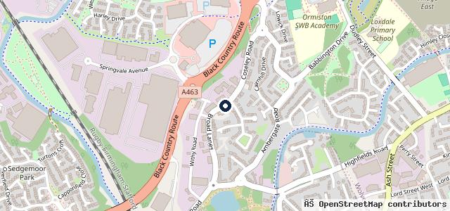 Map showing the location of Ladymoor Garage