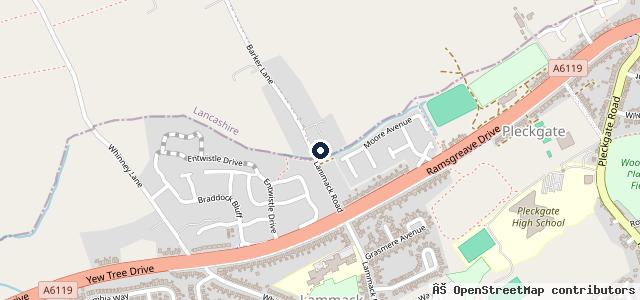 Map showing the location of Seven Acre Car Sales
