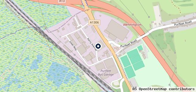 Map showing the location of Ensignbus Company