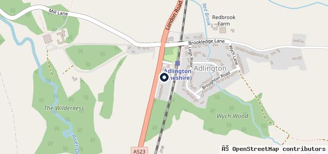 Map showing the location of JDT Motor Company Ltd | Macclesfield