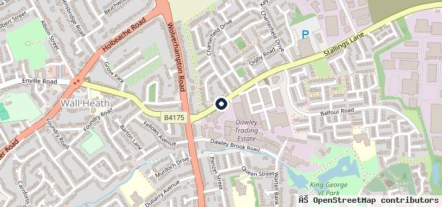 Map showing the location of Stallings Lane Motors Ltd
