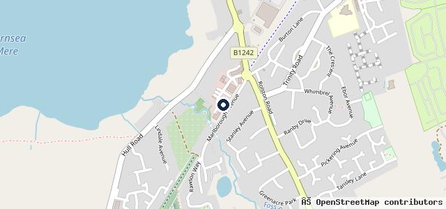 Map showing the location of Steve Thompson Motor Refinishers