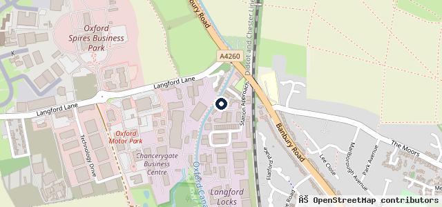 Map showing the location of Summertown Garage Ltd