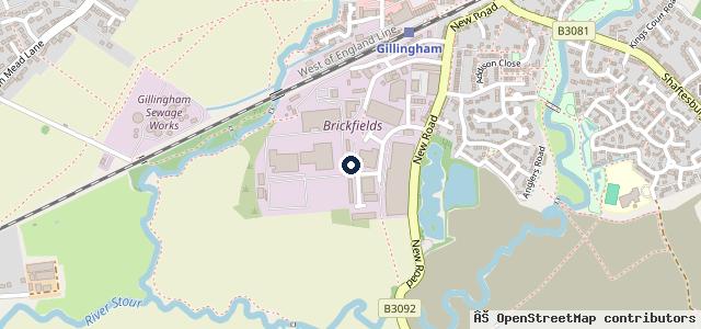 Map showing the location of The Bike Clinic