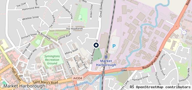 Map showing the location of Protheroes