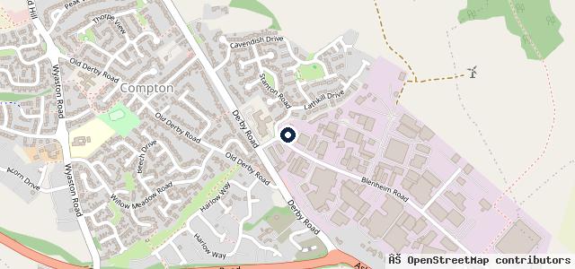 Map showing the location of Lumbard's Service Centre