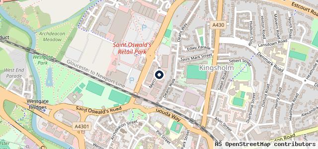 Map showing the location of Trade n Save Centre | Gloucester