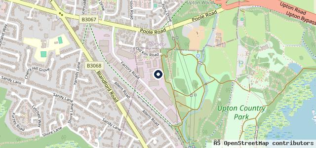 Map showing the location of SEM Motor Repairs formerly Upton MOT