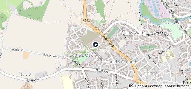Map showing the location of Frome Autoscan