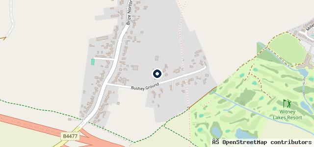 Map showing the location of Vicks Byway Garage